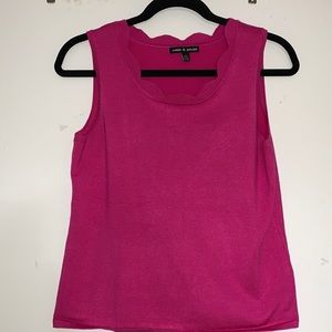 Scallop Neckline Tank